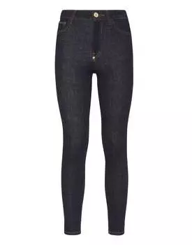 Джинсовые брюки Узкие PHILIPP PLEIN, цвет indigo blue