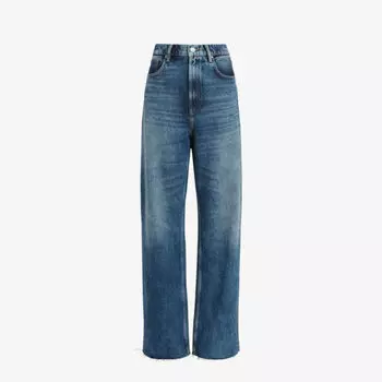 Джинсовые джинсы Blake во всю длину с высокой посадкой Allsaints, синий