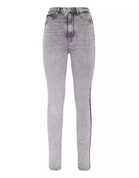 Джинсовые джинсы с супер высокой талией Jegging Stones PHILIPP PLEIN, цвет london sky