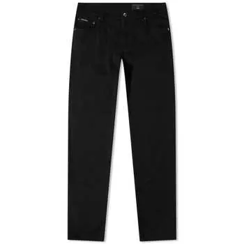 Джинсовые джинсы узкого кроя Dolce & Gabbana, черный