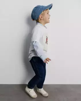 Джинсовые джоггеры Sfera, синий