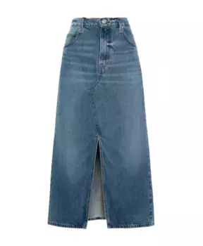 Джинсовые Юбка Frame, синий