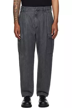 Джинсовые карго-брюки Milt2301 Wtaps, черный