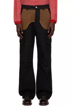 Джинсовые карго с вывернутыми швами Andersson Bell, черный