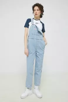 Джинсовые комбинезон Dickies, синий