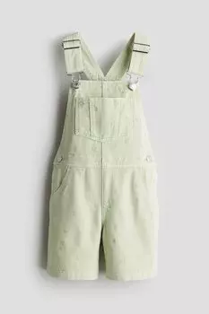 Джинсовые комбинезоны H&M, зеленый