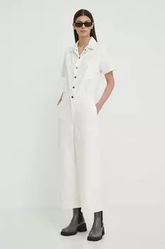 Джинсовые комбинезоны Levi's, бежевый