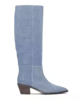 Джинсовые ковбойские сапоги без шнуровки Kazar, синий