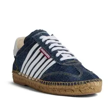 Джинсовые кроссовки эспадрилья Dsquared2, синий
