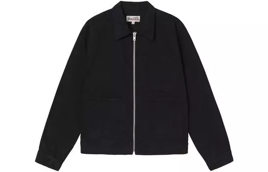 Джинсовые куртки унисекс Stussy, цвет Black