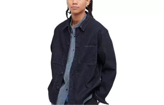 Джинсовые куртки унисекс UNIQLO, цвет Dark Blue