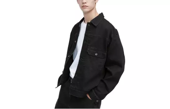 Джинсовые куртки унисекс UNIQLO, цвет DarkGrey