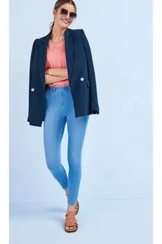 Джинсовые леггинсы из трикотажа Next, синий