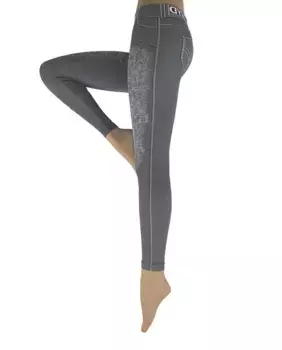 Джинсовые леггинсы в стиле фэнтези Stone Leg Silhouette плотностью 140 ден Hyd, серый