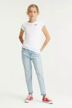 Джинсовые мини-джинсы Mom Levi's, синий