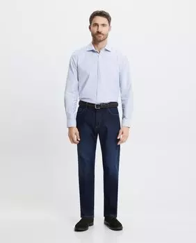 Джинсовые мужские брюки обычного кроя Emidio Tucci, темно-синий