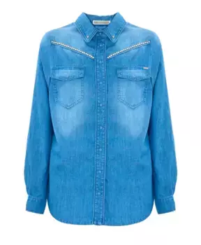 Джинсовые Рубашка Kocca, синий