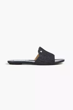 Джинсовые шлепанцы Nanda JIMMY CHOO, синий