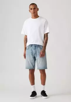 Джинсовые шорты 445 ATHLETIC Levi's, цвет Light Blue Denim