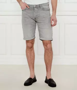 Джинсовые шорты 634 Tapered fit Hugo, серый