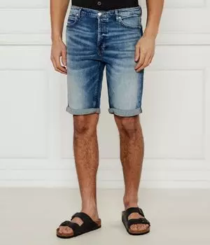 Джинсовые шорты 634 Tapered fit Hugo, синий