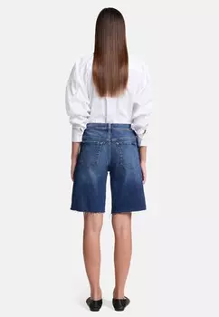 Джинсовые шорты 7 for all mankind, темно-синий