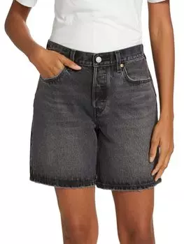 Джинсовые шорты 90-х годов 501 с высокой посадкой Levi'S, черный