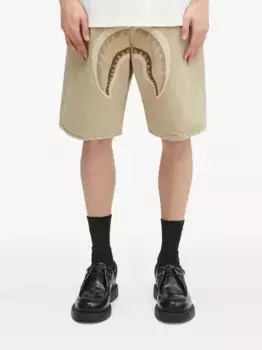 Джинсовые шорты A BATHING APE, нейтральный