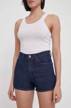 Джинсовые шорты A-LINE SHORT HW Pepe Jeans, темно-синий