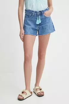 Джинсовые шорты A-LINE SHORT HW Pepe Jeans, синий