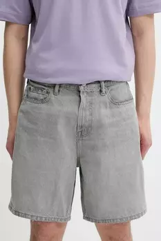 Джинсовые шорты Abercrombie & Fitch, серый