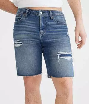 Джинсовые шорты Aeropostale 9 дюймов, цвет medium wash