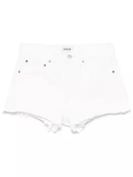 Джинсовые шорты AGOLDE, белый
