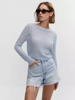 Джинсовые шорты Andy Freyed Mango, открытый синий