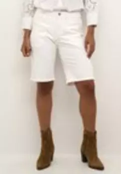 Джинсовые шорты ANN COCO FIT Cream, белый
