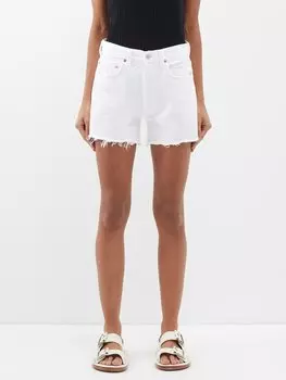 Джинсовые шорты annabelle с необработанными краями Citizens Of Humanity, белый