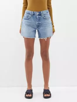 Джинсовые шорты annabelle с необработанными краями Citizens Of Humanity, синий