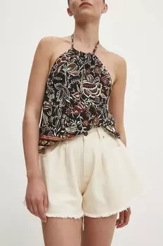 Джинсовые шорты Answear Lab, белый