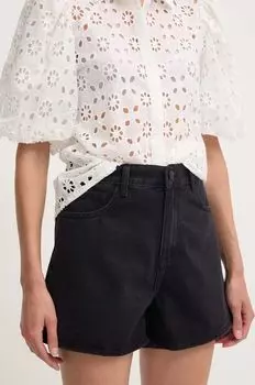 Джинсовые шорты Answear Lab, черный