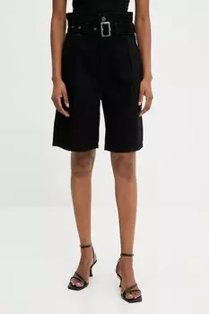 Джинсовые шорты Answear.Lab, черный