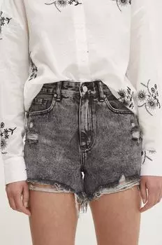 Джинсовые шорты Answear Lab, серый