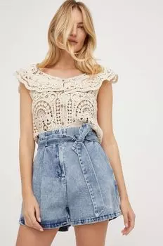 Джинсовые шорты Answear Lab, синий