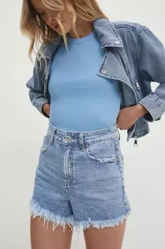 Джинсовые шорты Answear Lab, синий