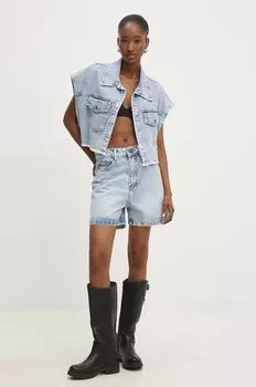 Джинсовые шорты Answear Lab, синий