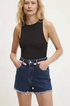 Джинсовые шорты Answear Lab, темно-синий