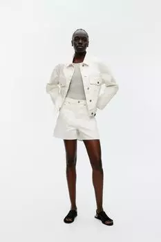 Джинсовые шорты Arket, белый