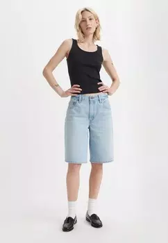 Джинсовые шорты BAGGY DAD JORT Levi's®, светло-голубой деним