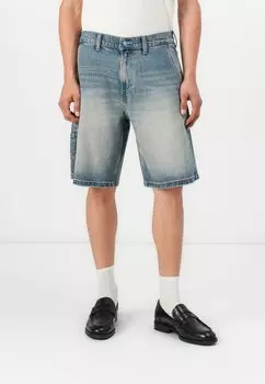 Джинсовые шорты BAGGY JORT TINT PAINTER Hollister Co., синий