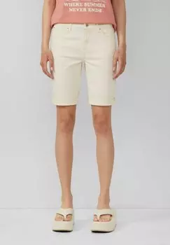 Джинсовые шорты BERMUDA CATIE SLIM FIT MID RISE QS, кремовый
