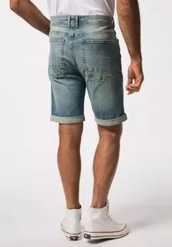 Джинсовые шорты Bermuda Flexnamic Bauchfit 5-Pocket Bis JP1880, матовый деним синий